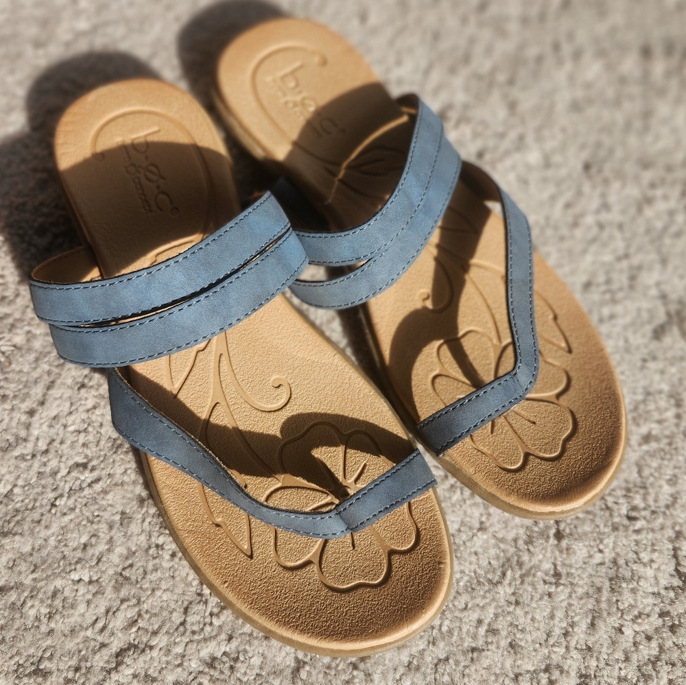 Born Concept Blue-grey Women's Sandals Size 8 NWOT